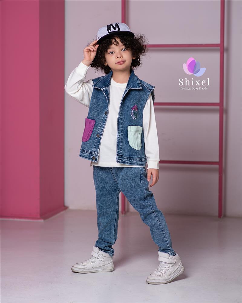 ثلاث قطع جينز (عبوة مكونة من 12 قطعة)